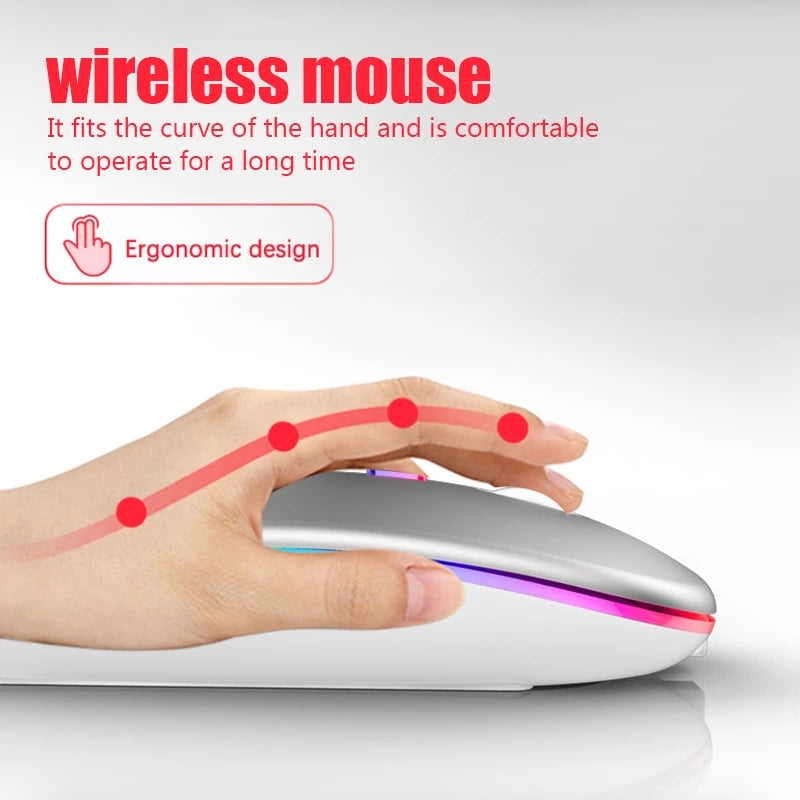 LED Backlit 2.4GHz Wireless Mouse RGB