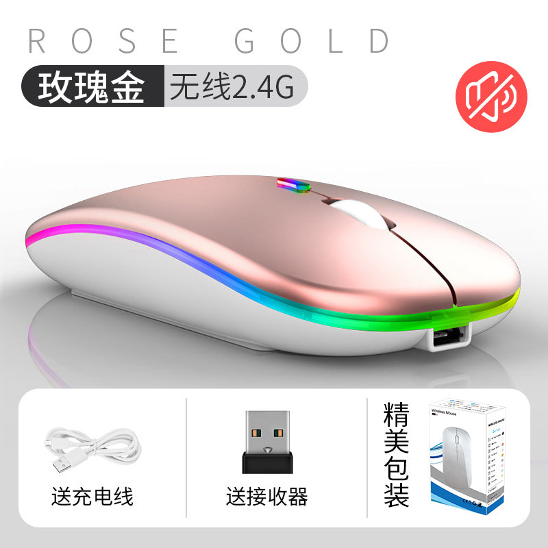 LED Backlit 2.4GHz Wireless Mouse RGB